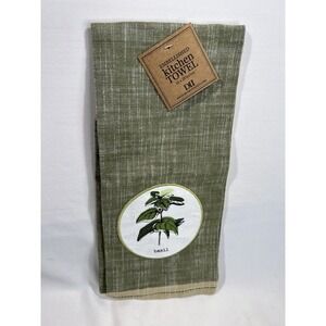 Design Imports Basil Tea Towel Kitchen Graphic Cottage Farmhouse Decor